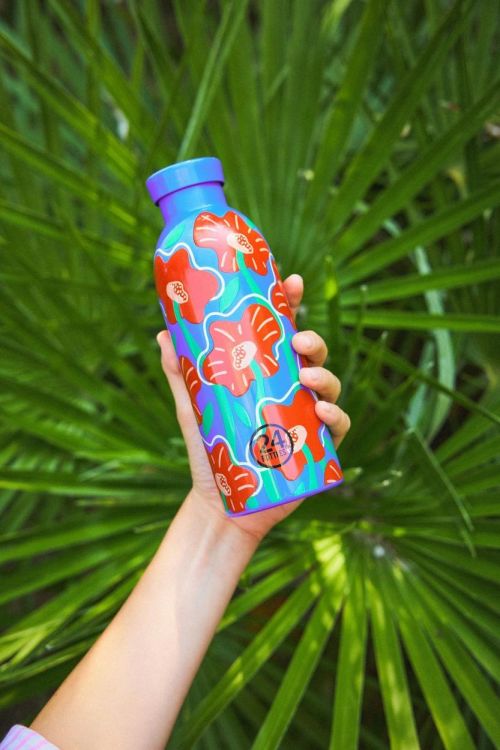 24Bottles Clima Bottle 500ml Flor de Fuego (Flor de Fuego) - Panache (Koksijde)