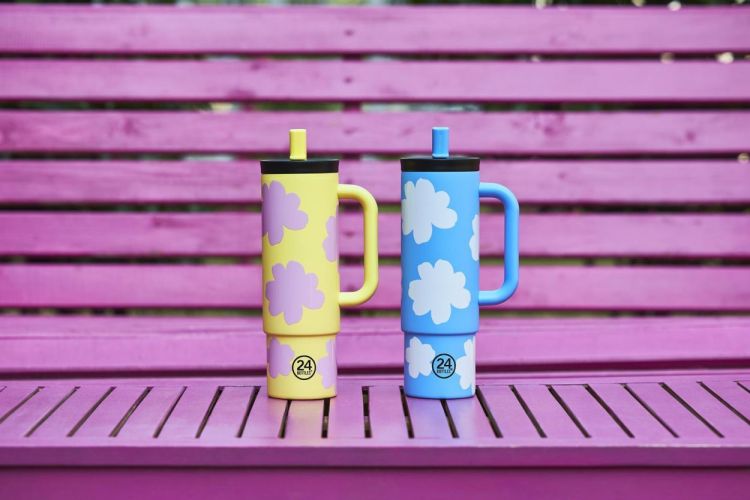 24Bottles Straw Cup 800ml Daydreaming (Blue) - Panache (Koksijde)