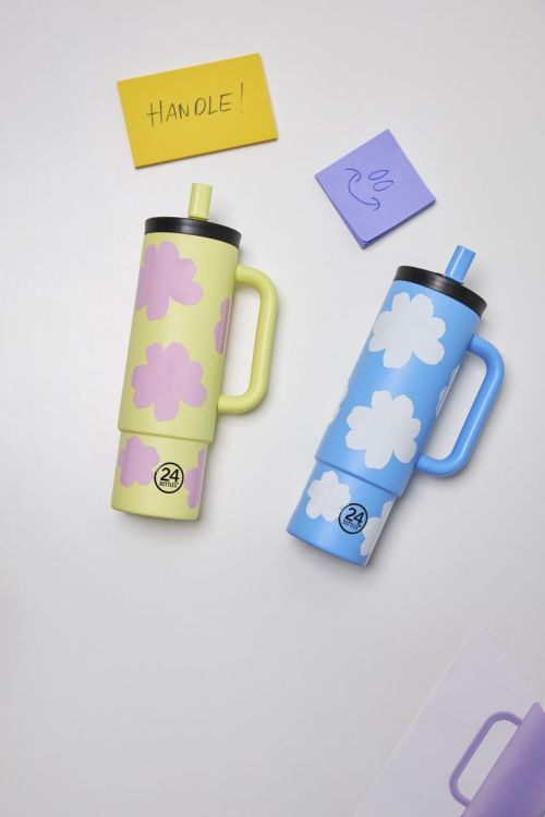 24Bottles Straw Cup 800ml Daydreaming (Blue) - Panache (Koksijde)