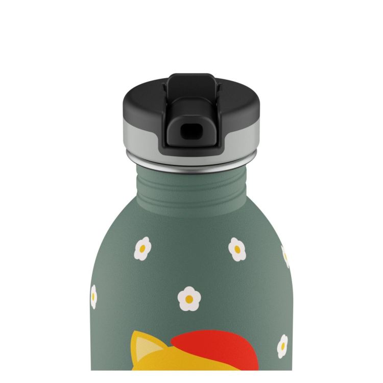 24Bottles Urban Bottle 250ml +sport lid Smart Cat (Groen) - Panache (Koksijde)