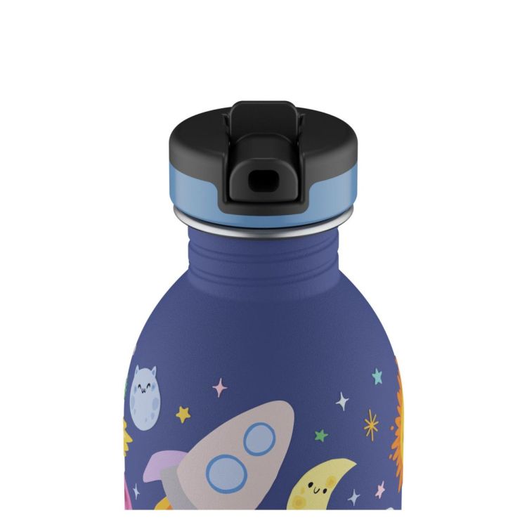 24Bottles Urban Bottle 250ml +sport lid Space Friends (Blauw) - Panache (Koksijde)