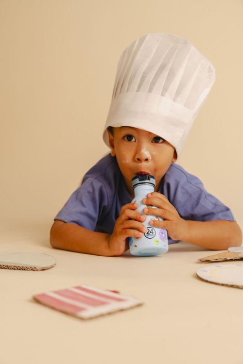 24Bottles Urban Bottle 250ml +sport lid Sweet Friends (Blauw) - Panache (Koksijde)