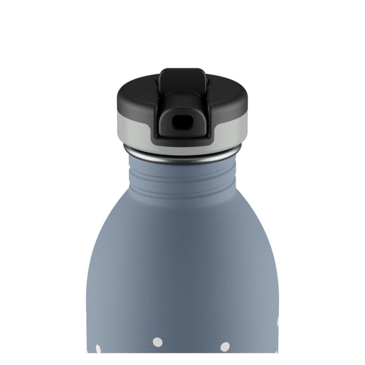 24Bottles Urban Bottle 500ml +sport lid Hapy Penguin (Grijs/Rood) - Panache (Koksijde)