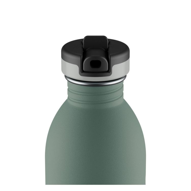 24Bottles Urban Bottle 500ml +sport lid Smart Cat (Groen) - Panache (Koksijde)