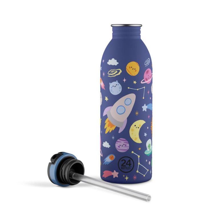 24Bottles Urban Bottle 500ml +sport lid Space Friends (Blauw) - Panache (Koksijde)
