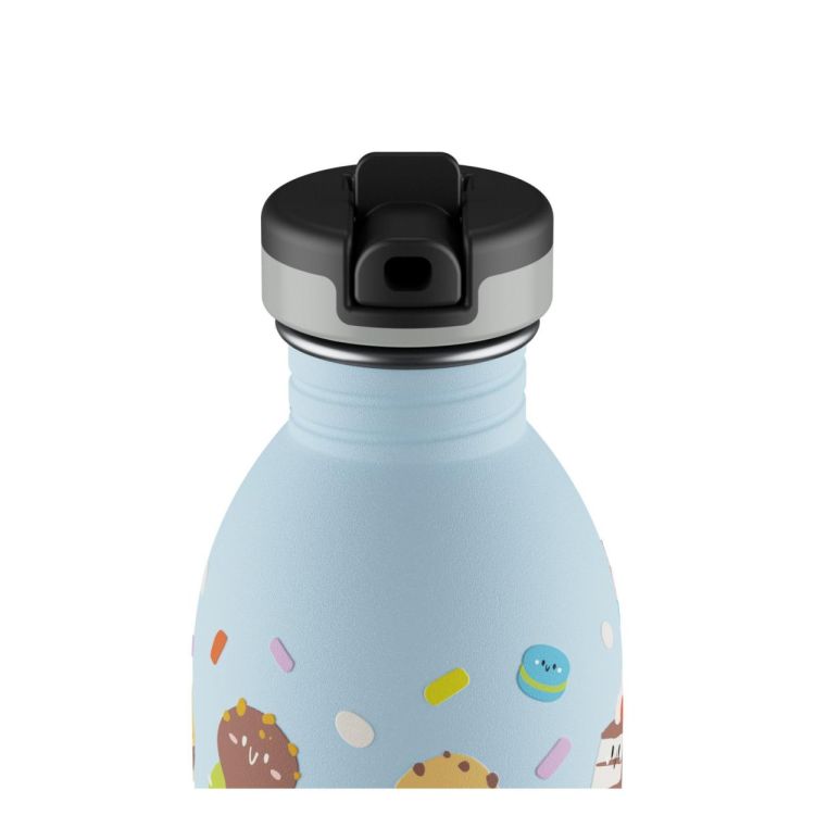 24Bottles Urban Bottle 500ml +sport lid Sweet Friends (Blauw) - Panache (Koksijde)