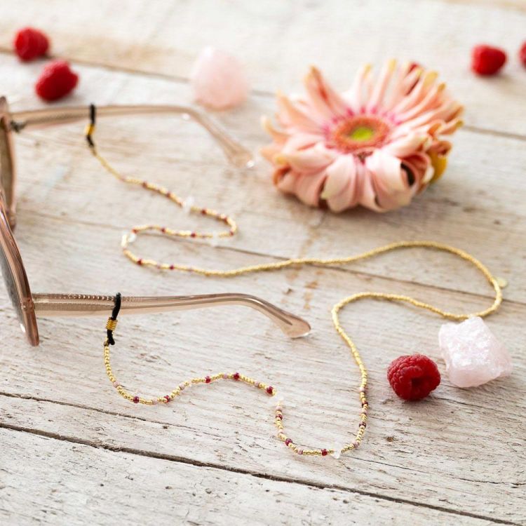 A Beautiful Story Brillenkoord Enlighten Rose Quartz (Roze) - Panache (Koksijde)