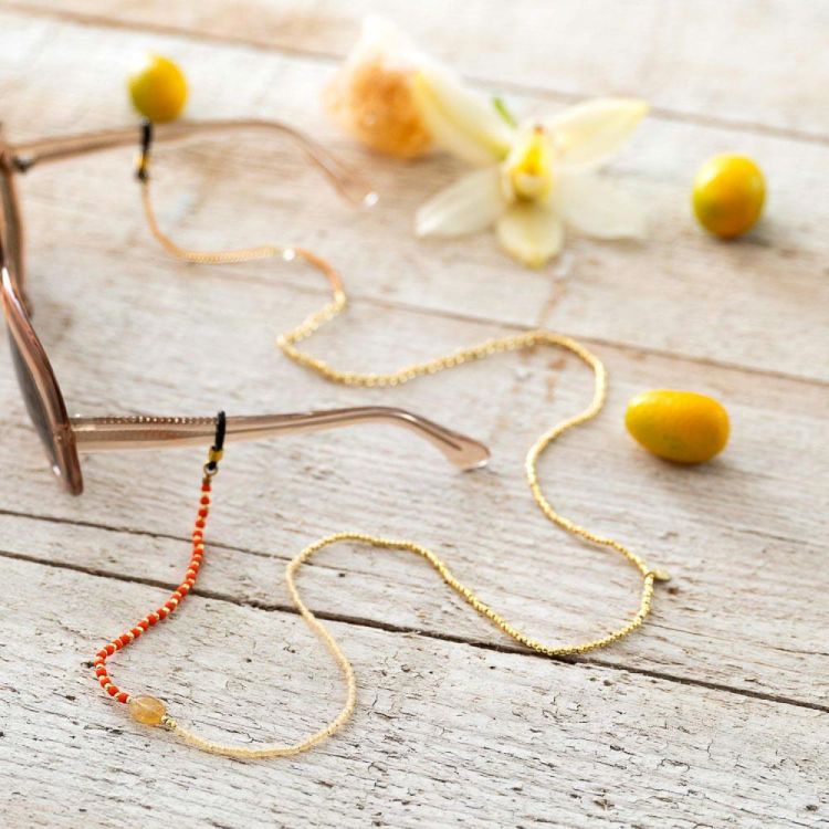 A Beautiful Story Brillenkoord Unified Citrine (Oranje) - Panache (Koksijde)