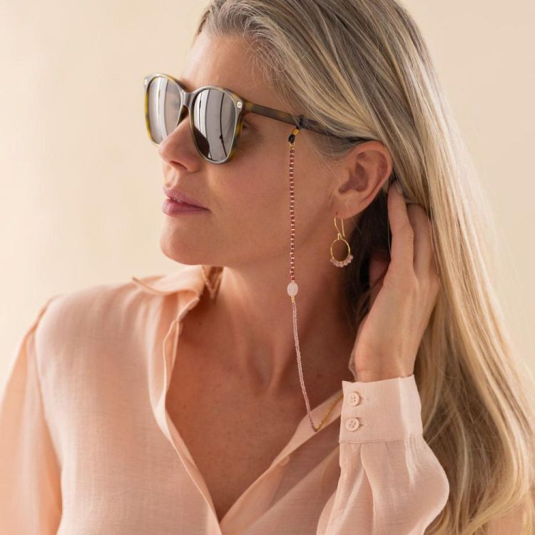 A Beautiful Story Brillenkoord Unified Rose Quartz (Roze) - Panache (Koksijde)