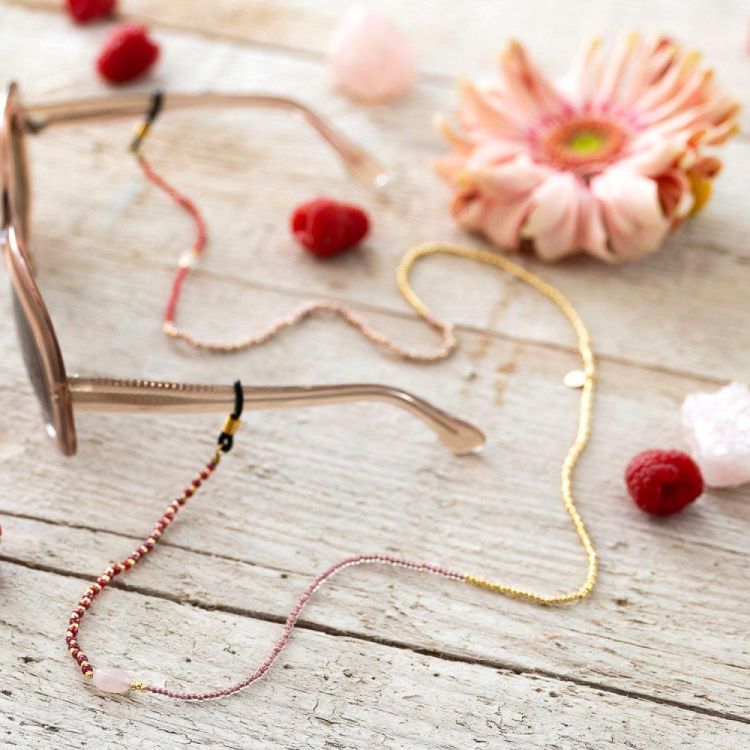 A Beautiful Story Brillenkoord Unified Rose Quartz (Roze) - Panache (Koksijde)