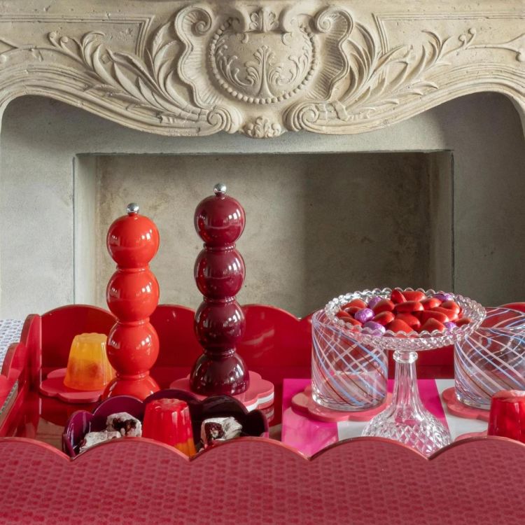 Addison Ross Bobbin peper- of zoutmolen 24cm (Red) - Panache (Koksijde)