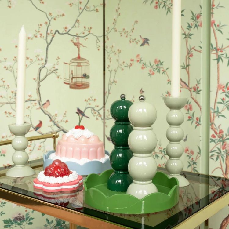 Addison Ross Bobbin peper- of zoutmolen 24cm (Sage) - Panache (Koksijde)