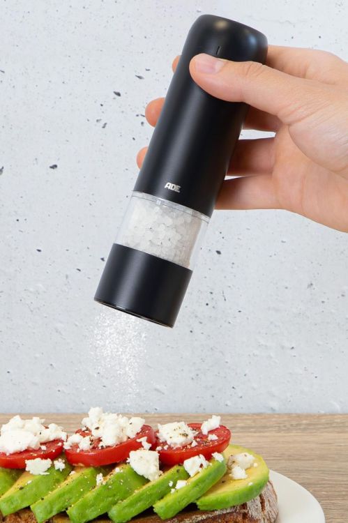 ADE Elektrische peper- en zoutmolen mini (Black) - Panache (Koksijde)