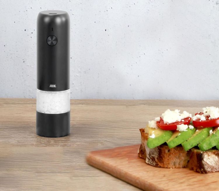 ADE Elektrische peper- en zoutmolen mini (Black) - Panache (Koksijde)