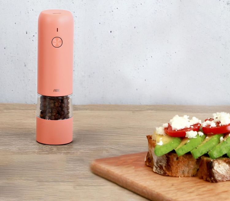 ADE Elektrische peper- en zoutmolen mini (Coral) - Panache (Koksijde)