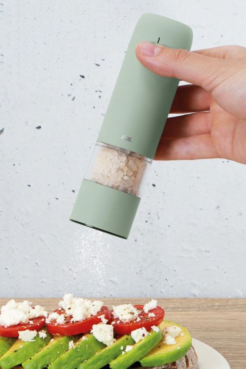 ADE Elektrische peper- en zoutmolen mini (Sage) - Panache (Koksijde)