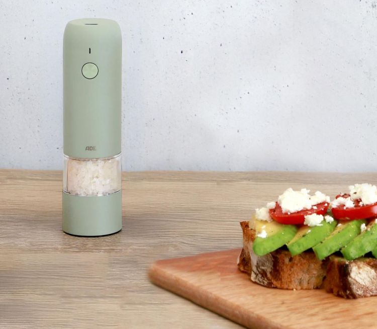 ADE Elektrische peper- en zoutmolen mini (Sage) - Panache (Koksijde)