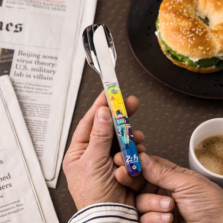 Akinod Set de couverts Lunchbox 24h Le Mans ‘Pilote’ 12H34 (Multi) - Panache (Koksijde)