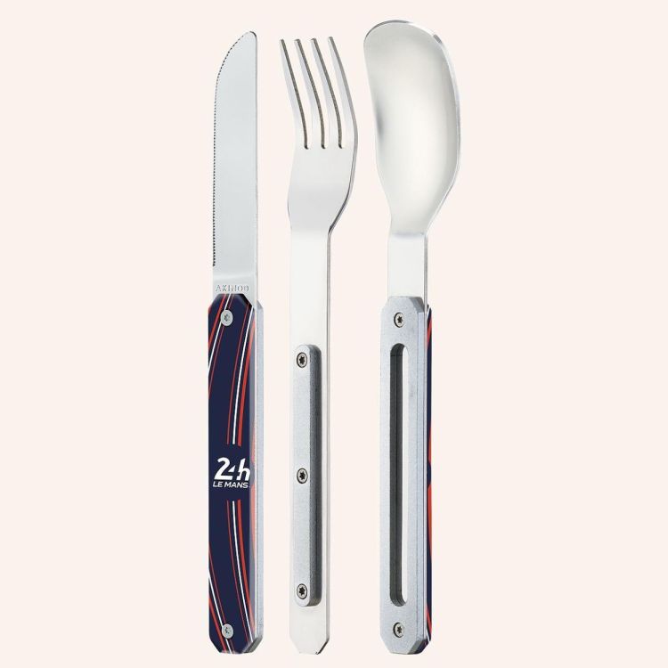 Akinod Set de couverts Lunchbox 24h Le Mans ‘Virage’ 12H34 (Multi) - Panache (Koksijde)