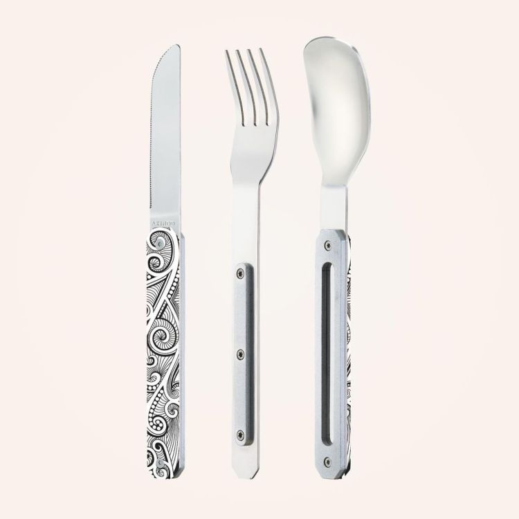 Akinod Set de couverts boîte à lunch Mirror (Multi) - Panache (Koksijde)