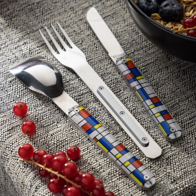 Akinod Lunchboxbestekset Mirror 12H34 Abstraction (Abstraction) - Panache (Koksijde)