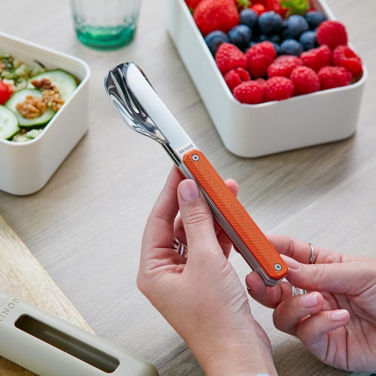 Akinod Set de couverts boîte à lunch Mirror (Multi) - Panache (Koksijde)