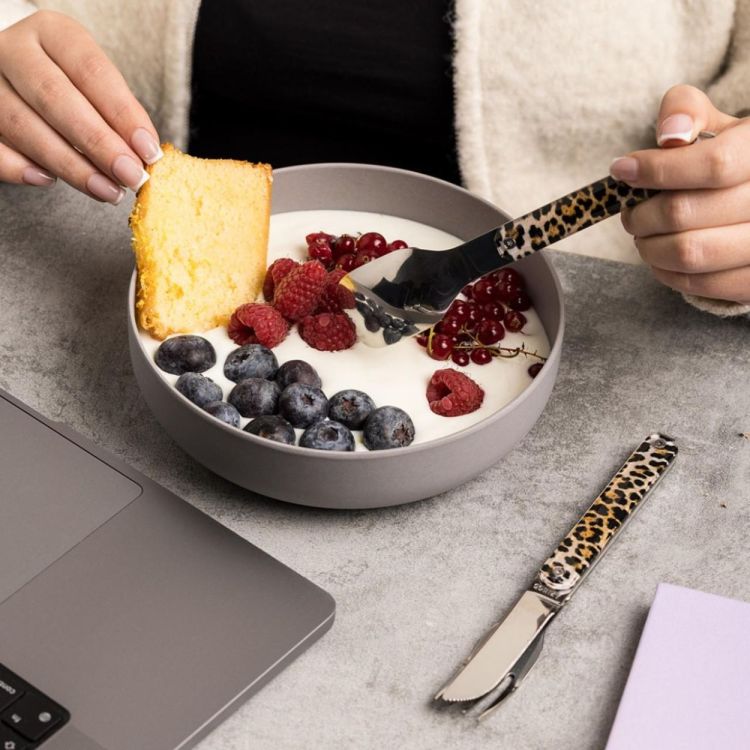 Akinod Lunchboxbestekset Mirror 12H34 Léopard (Leopard) - Panache (Koksijde)