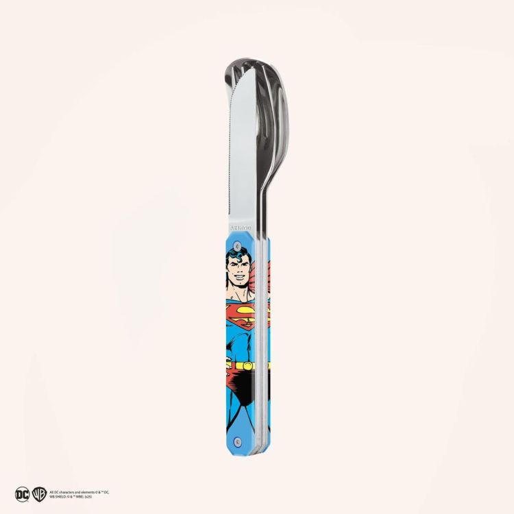 Akinod Lunchboxbestekset Mirror 12H34 Superman Vintage (Multi) - Panache (Koksijde)