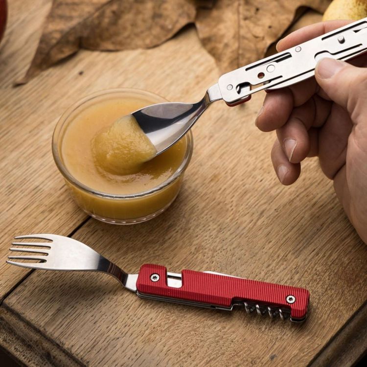 Akinod Lunchboxmultitool Mirror 13H25 Aluminium Rouge (Rood) - Panache (Koksijde)