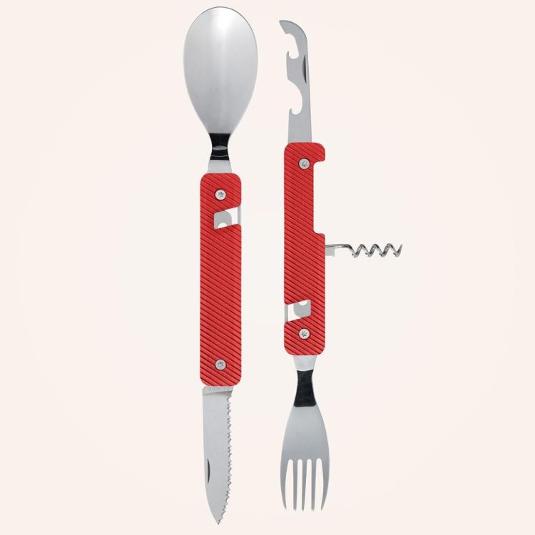 Akinod Lunchboxmultitool Mirror 13H25 Aluminium Rouge (Rood) - Panache (Koksijde)