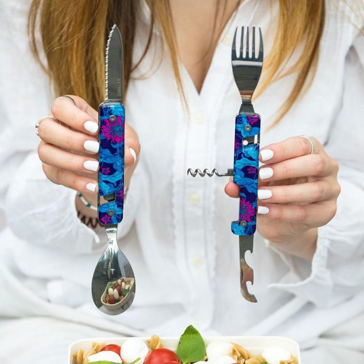 Akinod Lunchboxmultitool Mirror 13H25 Hibiscus (Blauw) - Panache (Koksijde)