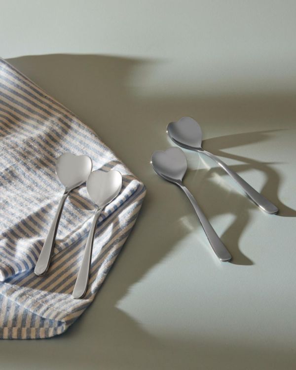 Alessi Big Love 4 Ice cream spoons (Grijs) - Panache (Koksijde)