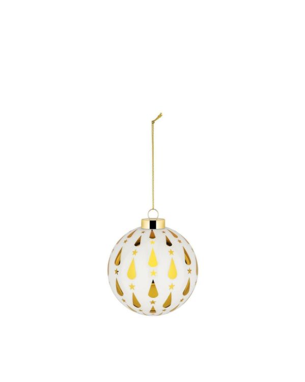 Alessi Delight Christmas Bauble (Gold) - Panache (Koksijde)