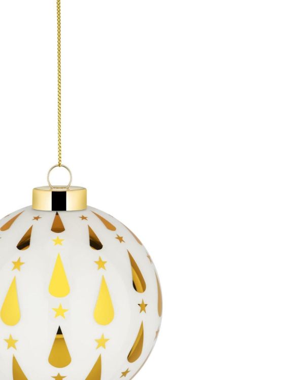 Alessi Delight Christmas Bauble (Gold) - Panache (Koksijde)