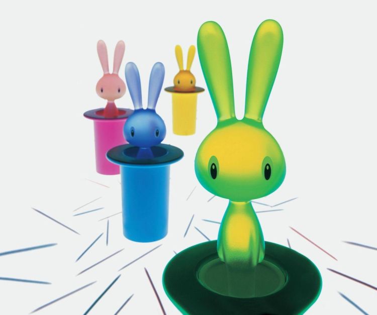 Alessi MAGIC BUNNY Toothpick holder (Groen) - Panache (Koksijde)