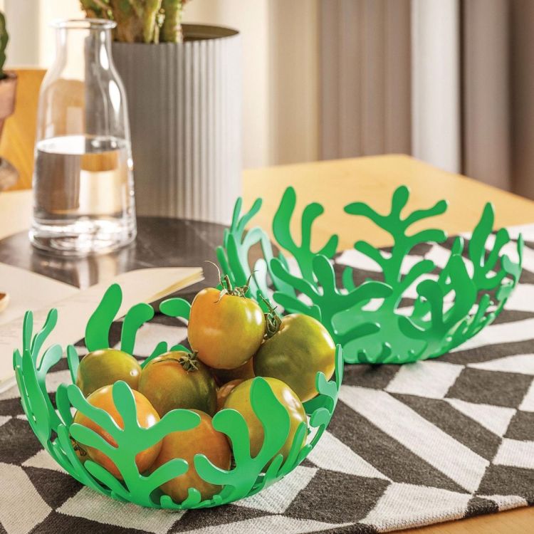 Alessi Mediterraneo Porte-fruits 25cm (Groen) - Panache (Koksijde)