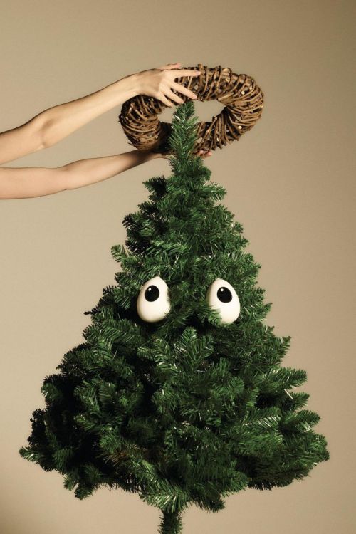 Alessi Set 2 Treebies Holly Christmas Ornaments (White) - Panache (Koksijde)