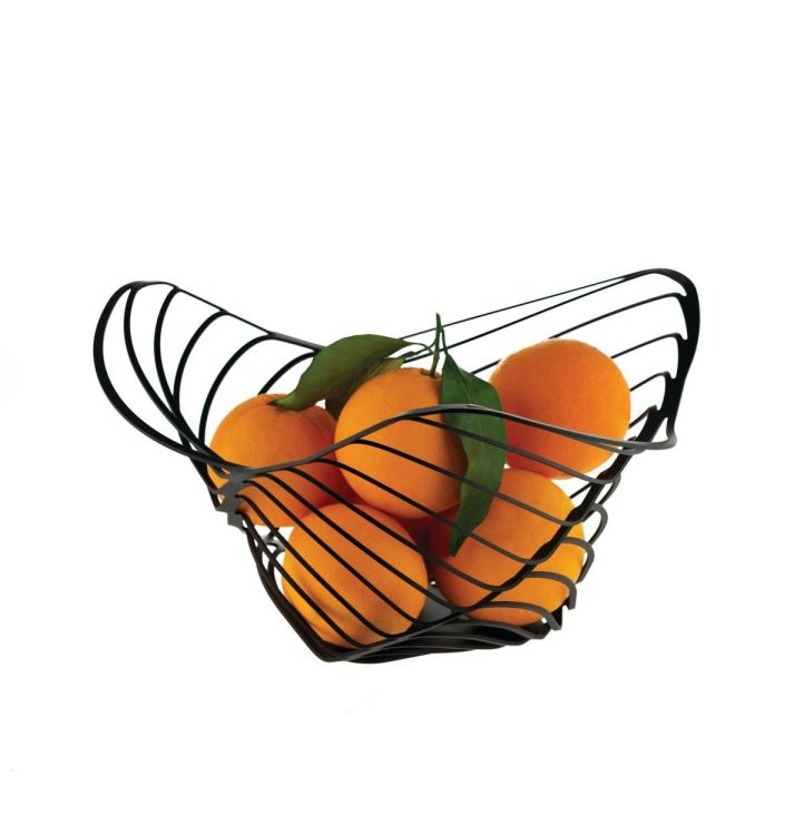 Alessi TRINITY Citrus basket 33cm (Zwart) - Panache (Koksijde)