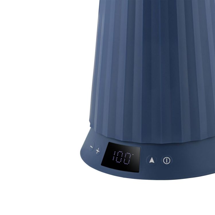 Alessi Waterkoker Plissé 1.7L met temperatuurcontrole (Blue) - Panache (Koksijde)