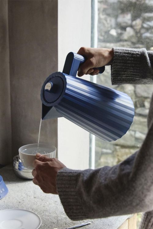 Alessi Waterkoker Plissé 1L (Blue) - Panache (Koksijde)