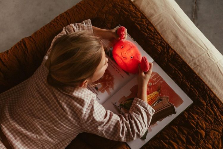 AP Junior Veilleuse peluche - Theo le Crabe (Oranje) - Panache (Koksijde)