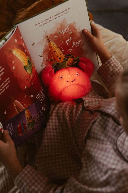 AP Junior Veilleuse peluche - Theo le Crabe (Oranje) - Panache (Koksijde)