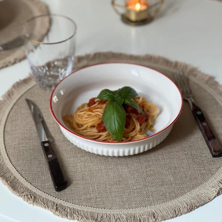 Arca Italy Placemat Tonda Round Ø39cm (Grey) - Panache (Koksijde)