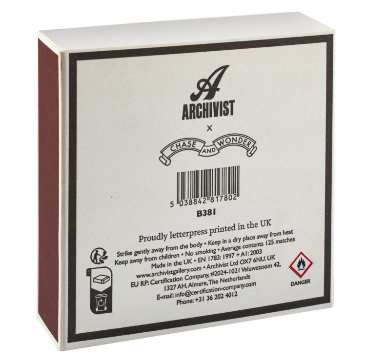 Archivist Gallery Matches Alpine Lodge lucifers vierkant () - Panache (Koksijde)