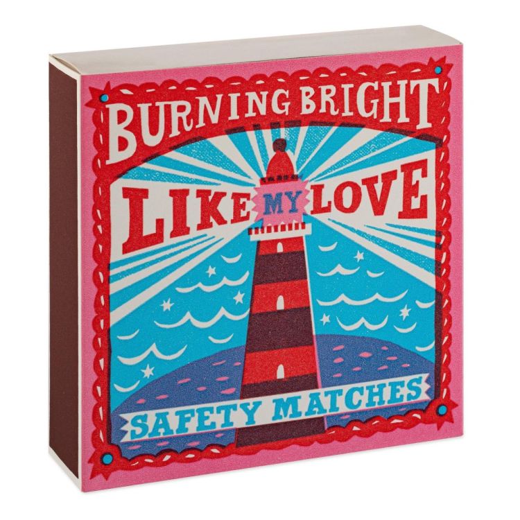 Archivist Gallery Matches Burning Bright by The Printed Peanut allumettes carré () - Panache (Koksijde)