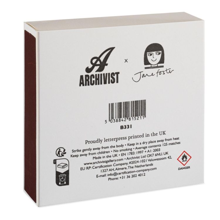 Archivist Gallery Matches Allumettes carré () - Panache (Koksijde)