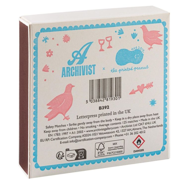 Archivist Gallery Matches Dove Perfect lucifers vierkant () - Panache (Koksijde)