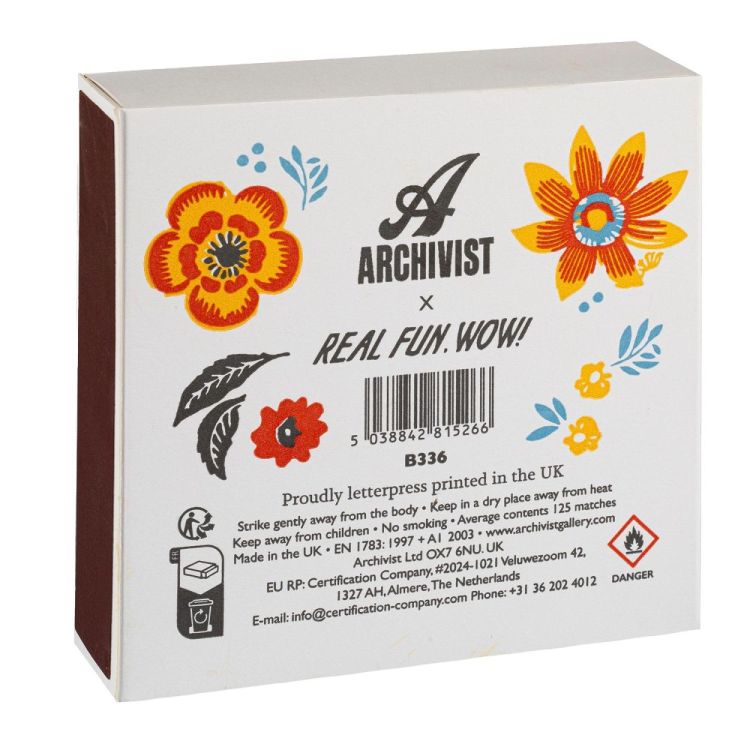 Archivist Gallery Matches Flower lucifers vierkant () - Panache (Koksijde)