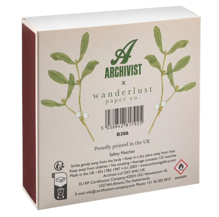 Archivist Gallery Matches Mistletoe lucifers vierkant () - Panache (Koksijde)