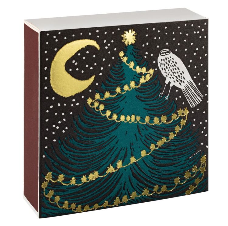 Archivist Gallery Matches Owl, Moon and Tree lucifers vierkant () - Panache (Koksijde)